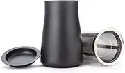 Easycomf Coffee Sieve Coffee Powder Filter Stainless Steel(Black Color)