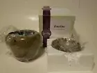Scentsy LIMESTONE Mid Size Plug In Wax Warmer Brown New In Box