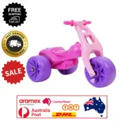 Kids ATV Push Ride-On Bike Kick Toys Trike Junior/Toddler/Kids 1-3y Pink/Purple