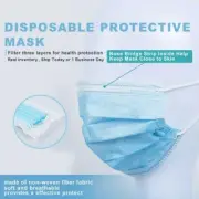 Face Mask Disposable 3-Ply Earloop mask! USA 50pcs