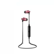 A990BL Metal Wireless bluetooth Earphone Waterproof Sports Stereo Bass Headphone Earbuds RED COLOR