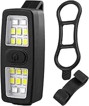 Outdoor Clamp Light - Work Warning Clip Light,Multi-Gear Brightness Adjustment Lighting Tool for Mountaineering, Traveling, Fishing, Camping, Walking, Cycling