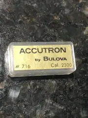 Vintage NOS Bulova Accutron #716 Cal.2300 Tuning Fork
