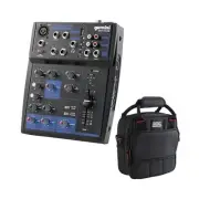 Gemini Sound GEM-05USB - 5-Channel Bluetooth Audio Mixer Bundle with Gator G-...