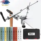 RUIXIN PRO RX-009 Knife Sharpener with 10 Whetstones 360° Rotation Fixed-Angle