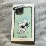 CASETIFY X 史努比綠色手機殼矽膠靈感糖色設計 IPHONE 13 PRO MAX 12 PRO MAX 11