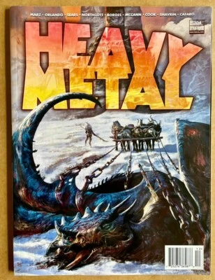 Heavy Metal Magazine 304 Andrea De Dominicis Boo Cook Bart Sears Maiden New NM