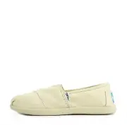 Toms Youth Classic Natural Canvas Slip On Shoes Trainers