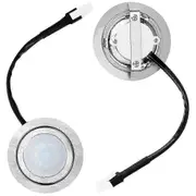 Range hood bulb，2pcs Range Hood Light Bulbs, Stainless Steel Range Hood LED Light Light Bulbs