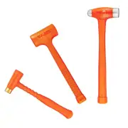 3-Piece Dead Blow Hammer Set with Brass Cap, Ball-Peen, and Dead Blow Hammers