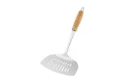 Wiltshire Fish Turner Kitchen Utensil Gadgets Wooden Handle Stainless Steel