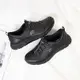 Skechers 休閒鞋 Skech-Air Arch Fit-Royal Luxe 女鞋 黑 氣墊 套入式 皮革 104253BBK