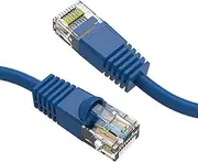 (Single Pack Cat 6 Ethernet Cable 1.5 Feet Blue UTP Booted 1.5 FT Computer Network Cable, Internet Cable, Cat 6 Cable