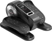 Under Desk Elliptical Machine - Electric Pedal Exerciser with 12 Speeds & Remote