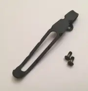Matte Black Titanium Pocket Clip For Zero Tolerance ZT0300 ZT0301 ZT0350 Knife