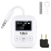 SafeFly Min+ Bluetooth Transmitter and Receiver,Bluetooth Adapter for Airplan...