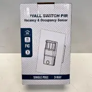TOPELER Motion Sensor Light PIR Wall Switch, Neutral Wire Required, White