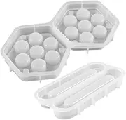 MOLUCKFU 2Pcs Hexagon Dice Box Resin Molds Silicone Storage Mould for Dice Game DIY Crafting Easy Demolding and Personalization with Unique Embellishments and Flexible Design