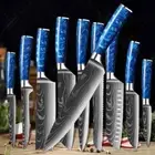 LOT Kitchen Knive Professional Chef Knife Cleaver Slicing Bread Meat Fruit Knive