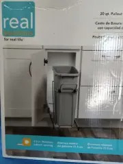 Real Solutions 20qt Pullout Trash Bin