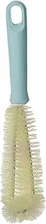 Water Bottle Cleaner Brush - Multipurpose Bottle Ggap Cleaner Brush | Short Handle Spiral Cup Brush Cleaner | Bottle Cleaning Brush | Portable Cup Scrubber for Tumbler Glasses Flasks Mugs Containers