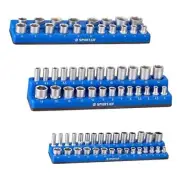Socket Organizer Magnetic 3 Piece Metric, Magnetic Socket Holder 3 pcs Metric