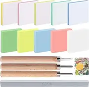 Keadic 14 Pieces Rubber Stamp Carving Blocks Kit with Rubber Carving Blocks, Carving Tools & Grindstone for Creating Artistic Prints, Card Crafting, Printmaking or Other Paper Crafts