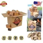 Competition Grade Hickory Wood Chunks - 8-10lbs for Superior Smoking & Grilling