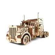 Made in Ukraine UGears Wooden Heavy Boy Truck VM-03 Mechanical Vehicle Model Kit