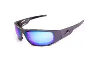 Icicles Big Daddy Bagger Polarized Mirror Sunglasses with Gunmetal Diamond Frame