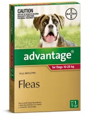 Spot-On Flea Control Treatment for Dogs 10-25kg, Single Dose