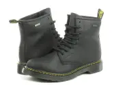 Dr.Martens Z35109 Womens Black Leather Waterproof 1460WP Lace-Up Boots Size US 7
