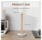 Paper Towel Holder Free-Standing Non-slip Bottom Stainless Paper Towel Holder