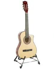 [Karrera] 38in Pro Natural Cutaway Acoustic Guitar With Tuner String Bag