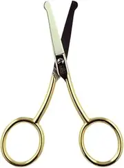 CS06 8.9cm Professional Gold Plated Nostril Safety Scissors