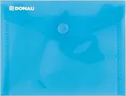 DONAU Envelope Folder Snap Closure PP A6 180 Micron Blue/Type Envelope/Type with Snap Lock/Index N.a. / Material PP/Colour Blue/Format A6 / Thickness [mm]-180µm / Dimensions (mm) 150 x 114