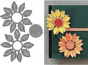 DzIxY Patchwork Sunflowers Metal Cutting Dies for Card Making Kit Embossing Paper Die Cuts Set Scrapbook Stencils Supplies Machine Templates