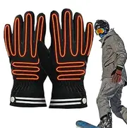 Heating Gloves for Women,USB Heated Gloves with 3 Temperature Settings Warm Heating Gloves | Electric Thermal Glove Touchscreen Winter Glove for Men & Women
