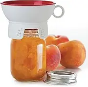 Prepworks by Progressive Canning Funnel for Regular and Wide Mouth Jars, White
