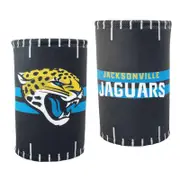 2PK NFL Jacksonville Jaguars 11.5cm Stubby Can/Bottle Beverage Holder