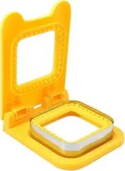 [Gacqpli] Sandwich Cutter Sealer - Sandwich Cutter with Square Bag, Non Crispy Sandwich Cutter, Stainless Steel Decruster Sandwich Maker for Breakfast, Lunch Box