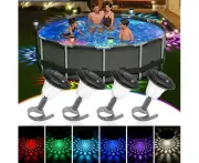 Solar Pool Lights for Above Ground Pools 4 Pack Pool Above Ground Pool Accessories