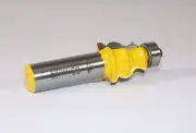 YONICO Carbide Tipped 16111 Small Standard Crown Molding Router Bit, 1/2" Shank