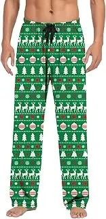[Generic] Big And Tall Sports Pants Pajama Pants With Drawstring And Pockets Pants Mens Big And Tall