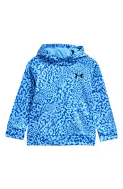 Under Armour Kids' UA Armour Fleece Hoodie in Horizon Blue /Tech Blue at Nordstrom Horizon Blue/Tech Blue