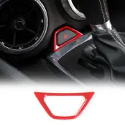 Emergency Lamp Light Switch Frame Trim Decor Cover For Chevrolet Camaro 17+ Red (for: Chevrolet)
