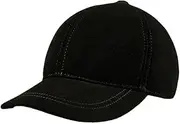 [HAMKVBPR] Men's Leather Hat Thin Section Leather Baseball Cap Duck Tongue Cap Autumn and Winter