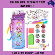 PELOSTA Decorate Your Own Water Bottle Kits for Girls Age 4-6-8-10,Unicorn To...