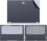 Jarttarn Laptop Decal Cover Compatible with ASUS TUF Gaming A14 (2024) FA401 Anti-Scratch Sticker Three Sided Notebook Film Laptop Film (Black Matte Finish)