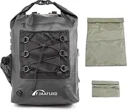 FJAAFUXD Faraday Backpack EMP Proof Military Grade, 30L - Waterproof Laptop Backpack, EMP Signal Blocking, Protect Against Tracking, Spying & Hacking Data and Devices, RFID Blocking Bag, Black, Large,